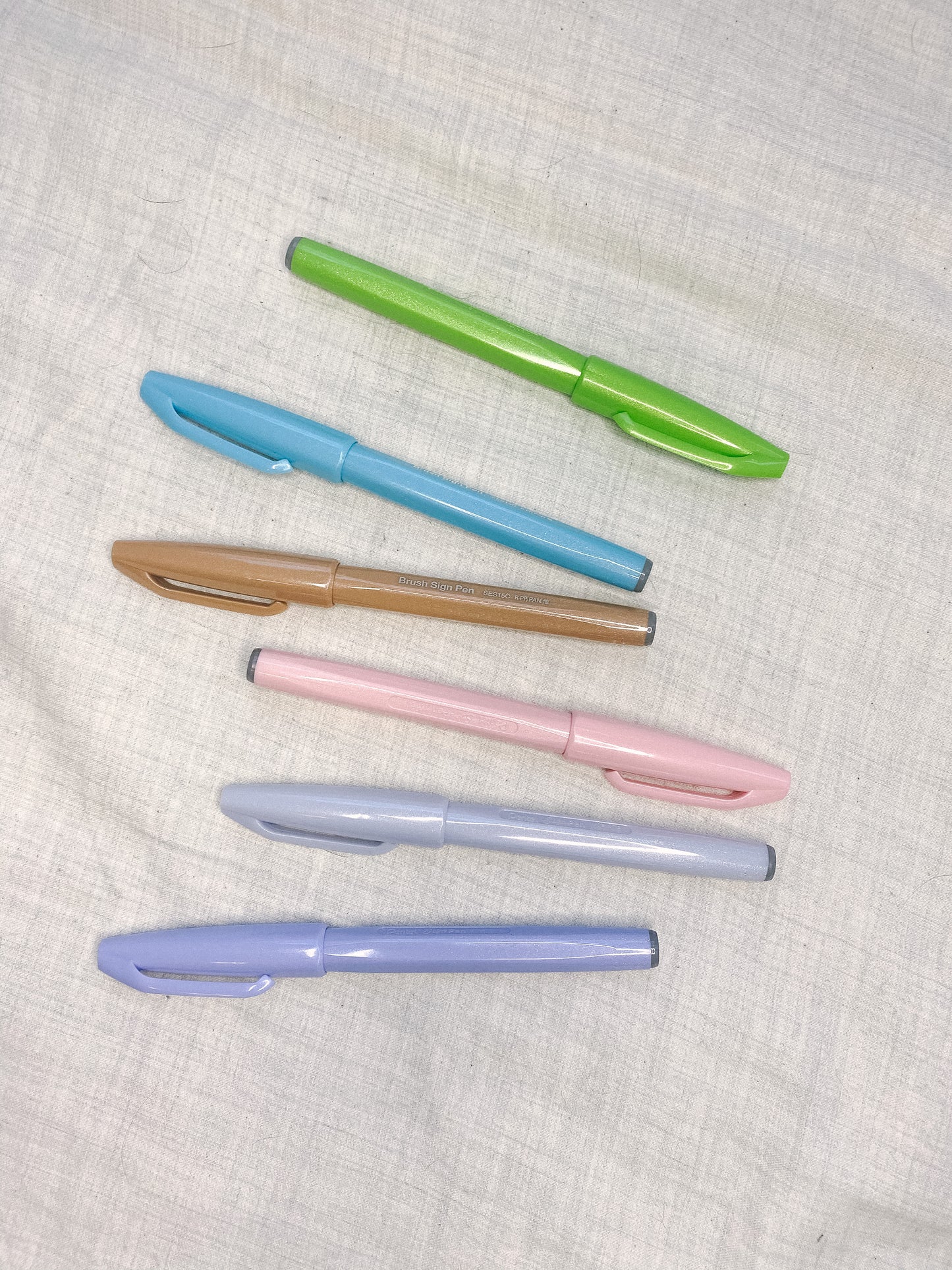 Light Pastel Brush Pen 6 Pack